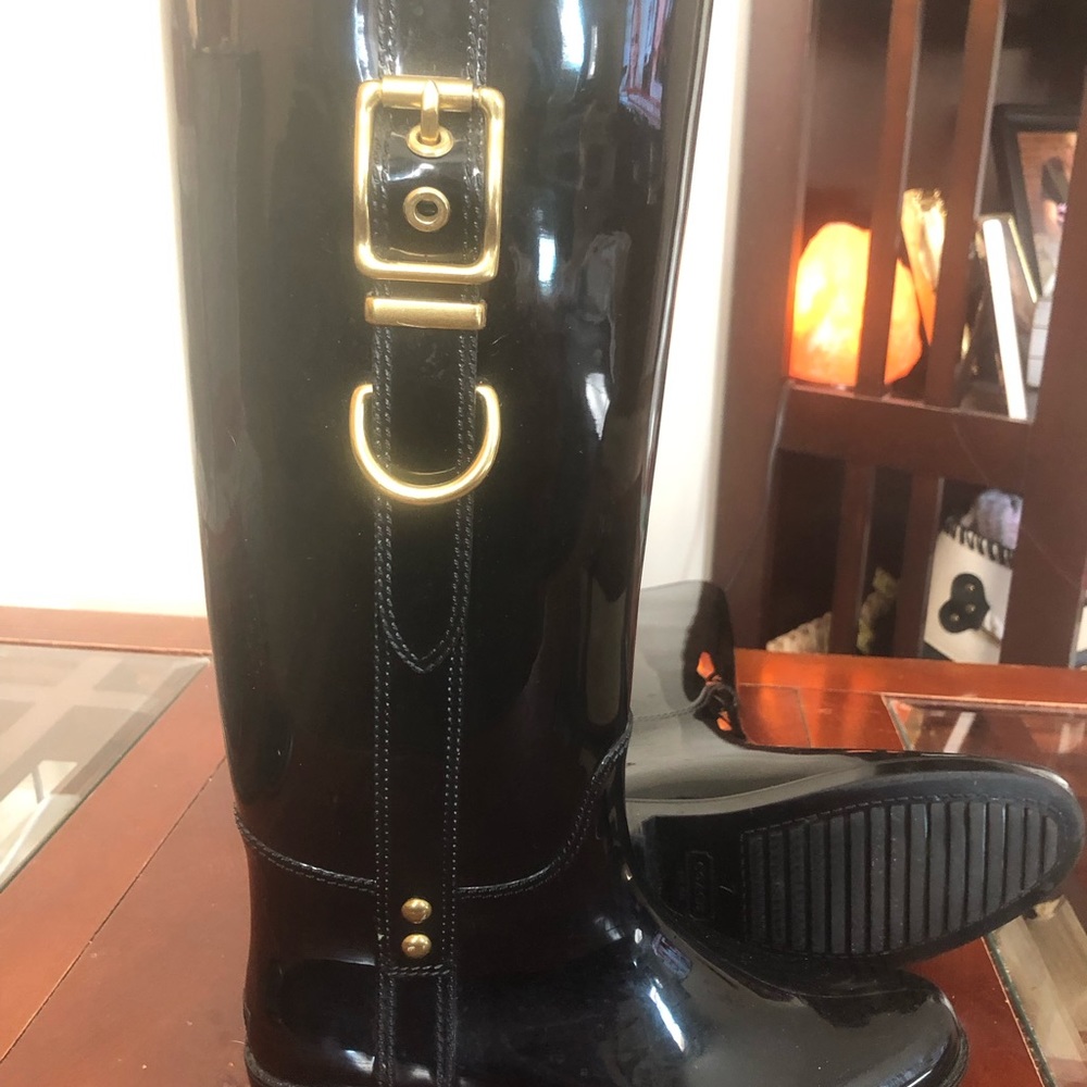 Coach rain boots